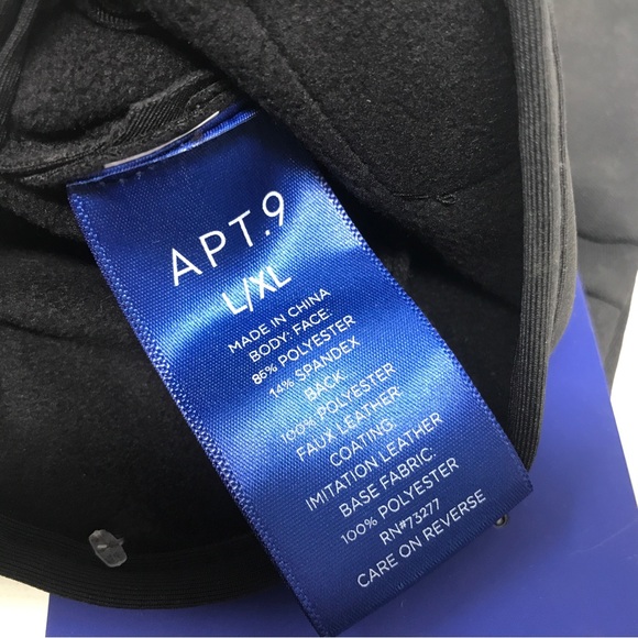 APT. 9 Commuter (Wind Resistant) Glove, Size L/XL - Black Women's - Picture 9 of 11